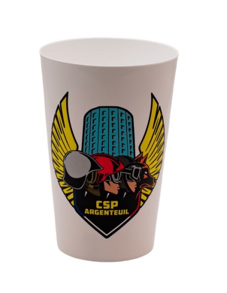 Vaso de PP reutilizable rígido Summerfest full color 330ml PERSONALIZABLE