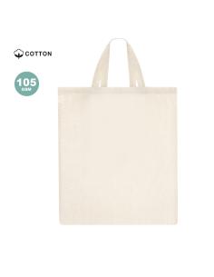 Bolsa de tela Istanbul algodón 105g/m2 natur asas cortas PERSONALIZABLE 2