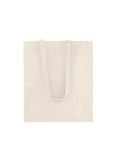 Bolsa de tela Badajoz algodón 140g/m2 natur asas largas PERSONALIZABLE 2