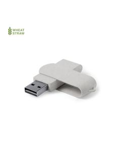 Memoria USB de caña de trigo Novalja giratoria 16GB PERSONALIZABLE 2