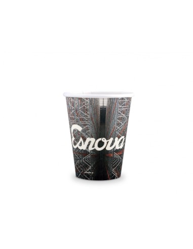 Vaso de cartón y PE de pared simple 220ml PERSONALIZABLE