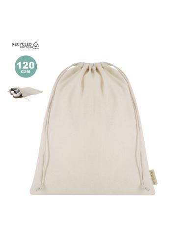 Bolsa de tela Salobreña algodón reciclado 120g/m2 especial zapatos PERSONALIZABLE