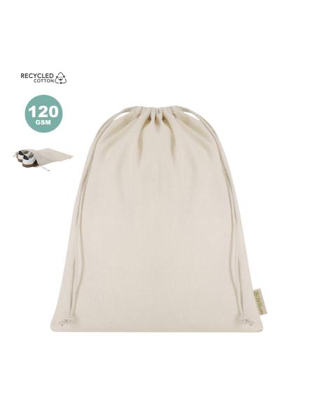 Bolsa de tela Salobreña algodón reciclado 120g/m2 especial zapatos PERSONALIZABLE