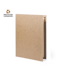 Carpeta porta documentos A4 Rio de cartón reciclado con bolígrafo y libreta PERSONALIZABLE 2