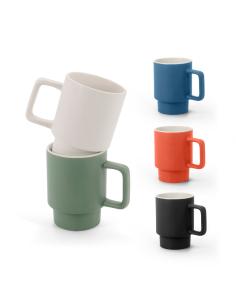 KUERTEN. Taza de cerámica con acabado mate, 330 mL