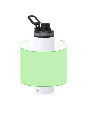 Botella de aluminio reciclado Somalia 800ml PERSONALIZABLE