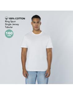 Camiseta algodón 160g/m2 Seiyo blanco unisex PERSONALIZABLE 2