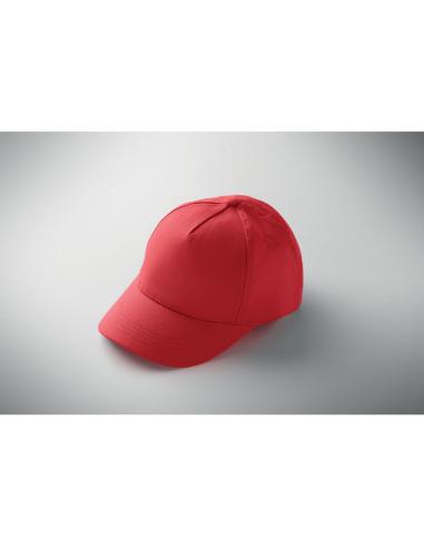 Gorra infantil de algodón 180g/m2 Rupia 5 paneles cierre velcro PERSONALIZABLE