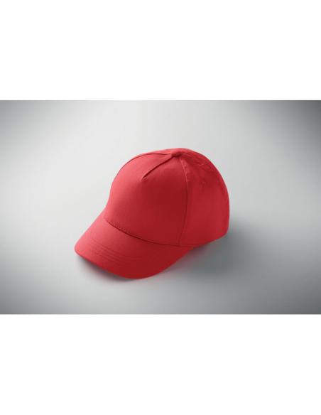 Gorra infantil de algodón 180g/m2 Rupia 5 paneles cierre velcro PERSONALIZABLE