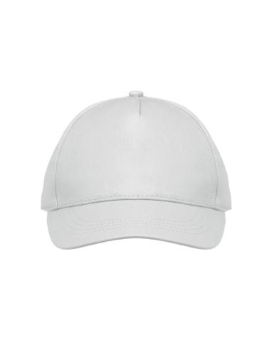 Gorra infantil de algodón 180g/m2 Rupia 5 paneles cierre velcro PERSONALIZABLE