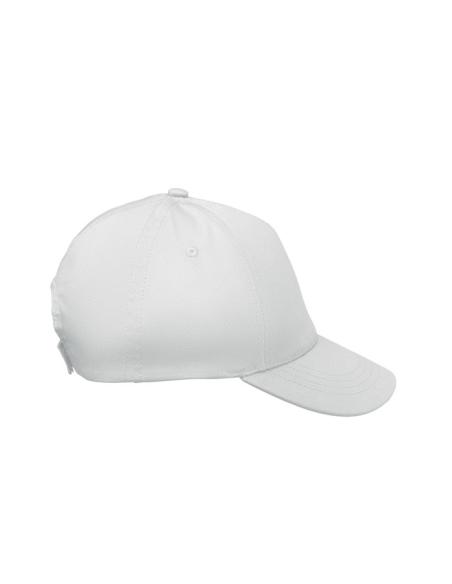 Gorra infantil de algodón 180g/m2 Rupia 5 paneles cierre velcro PERSONALIZABLE