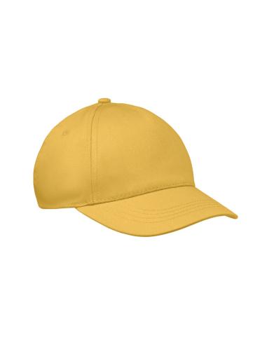 Gorra infantil de algodón 180g/m2 Rupia 5 paneles cierre velcro PERSONALIZABLE