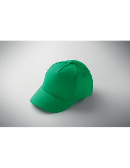Gorra infantil de algodón 180g/m2 Rupia 5 paneles cierre velcro PERSONALIZABLE