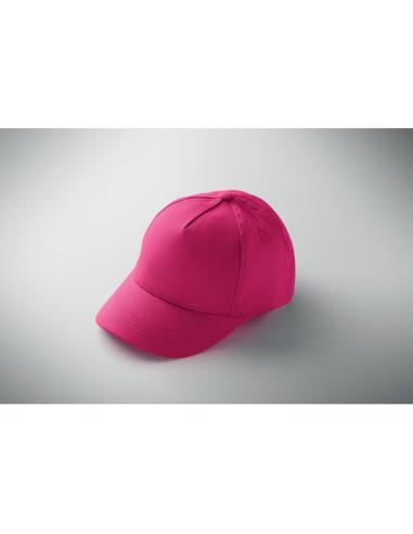 Gorra infantil de algodón 180g/m2 Rupia 5 paneles cierre velcro PERSONALIZABLE