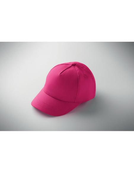 Gorra infantil de algodón 180g/m2 Rupia 5 paneles cierre velcro PERSONALIZABLE