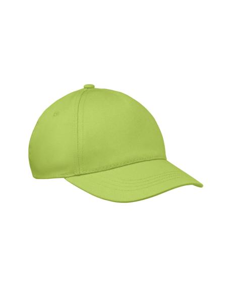 Gorra infantil de algodón 180g/m2 Rupia 5 paneles cierre velcro PERSONALIZABLE