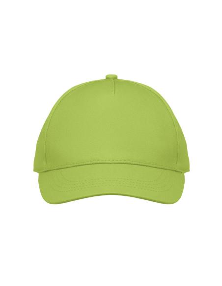 Gorra infantil de algodón 180g/m2 Rupia 5 paneles cierre velcro PERSONALIZABLE