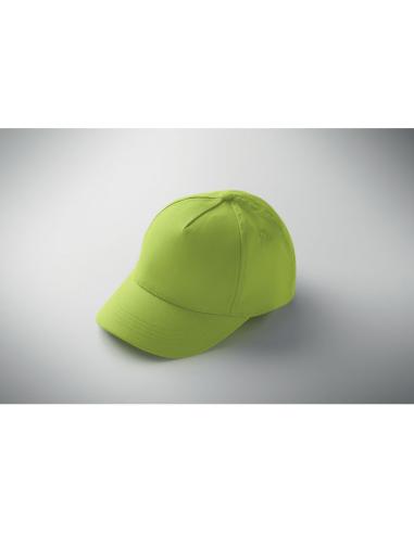 Gorra infantil de algodón 180g/m2 Rupia 5 paneles cierre velcro PERSONALIZABLE