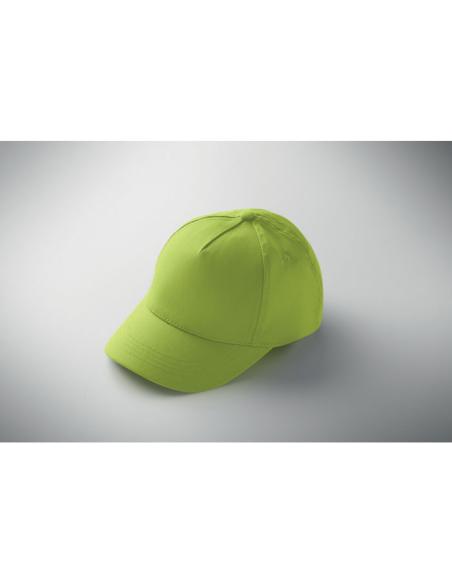 Gorra infantil de algodón 180g/m2 Rupia 5 paneles cierre velcro PERSONALIZABLE
