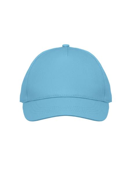 Gorra infantil de algodón 180g/m2 Rupia 5 paneles cierre velcro PERSONALIZABLE