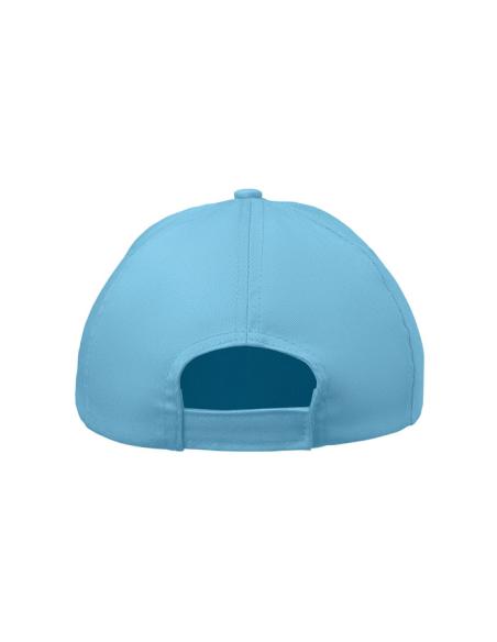 Gorra infantil de algodón 180g/m2 Rupia 5 paneles cierre velcro PERSONALIZABLE