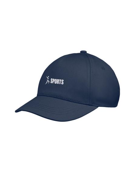 Gorra infantil de algodón 180g/m2 Rupia 5 paneles cierre velcro PERSONALIZABLE