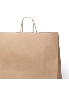 Bolsa de papel reciclado Tobin 100g/m2 grande y ancha kraft PERSONALIZABLE 2