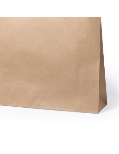 Bolsa de papel reciclado Tobin 100g/m2 grande y ancha kraft PERSONALIZABLE