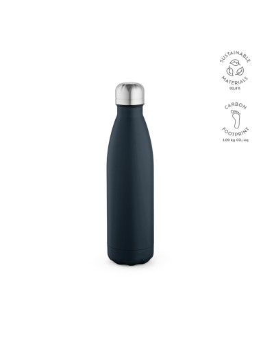 Botella de acero inoxidable reciclado Mississippi doble capa colores mate 530ml PERSONALIZABLE