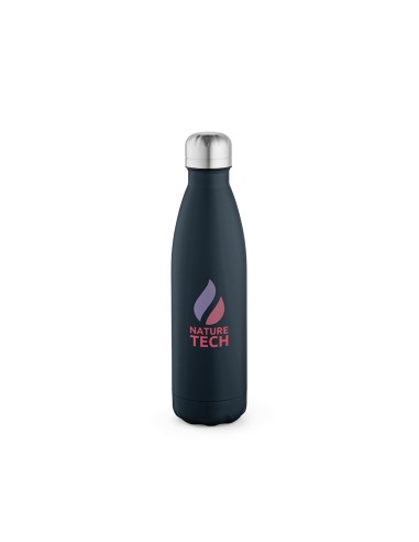 Botella de acero inoxidable reciclado Mississippi doble capa colores mate 530ml PERSONALIZABLE