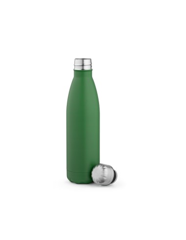 Botella de acero inoxidable reciclado Mississippi doble capa colores mate 530ml PERSONALIZABLE