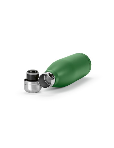 Botella de acero inoxidable reciclado Mississippi doble capa colores mate 530ml PERSONALIZABLE