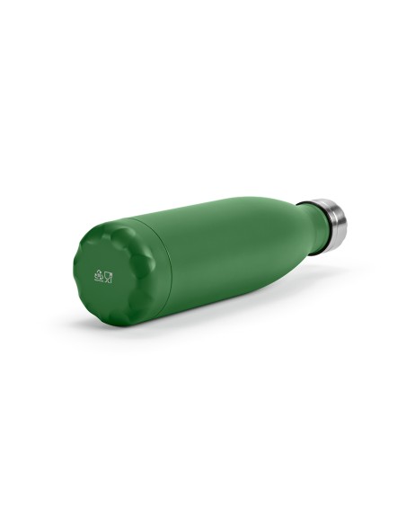 Botella de acero inoxidable reciclado Mississippi doble capa colores mate 530ml PERSONALIZABLE
