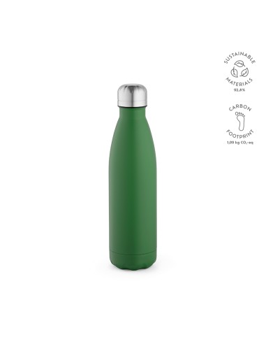 Botella de acero inoxidable reciclado Mississippi doble capa colores mate 530ml PERSONALIZABLE