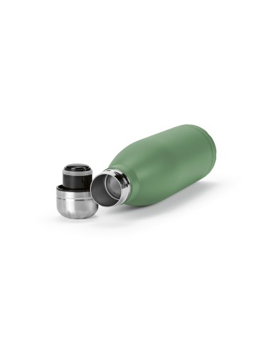 Botella de acero inoxidable reciclado Mississippi doble capa colores mate 530ml PERSONALIZABLE