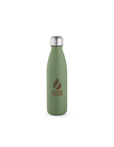 Botella de acero inoxidable reciclado Mississippi doble capa colores mate 530ml PERSONALIZABLE