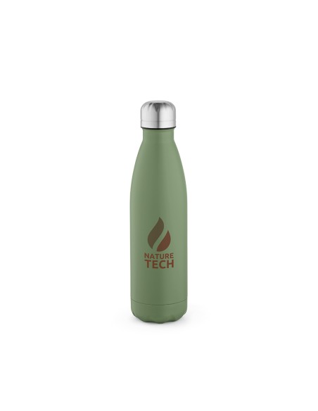 Botella de acero inoxidable reciclado Mississippi doble capa colores mate 530ml PERSONALIZABLE
