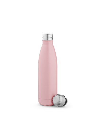 Botella de acero inoxidable reciclado Mississippi doble capa colores mate 530ml PERSONALIZABLE