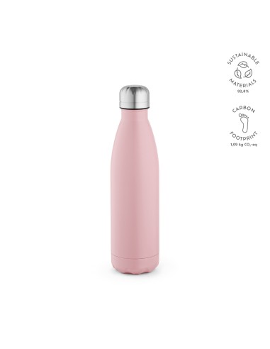 Botella de acero inoxidable reciclado Mississippi doble capa colores mate 530ml PERSONALIZABLE