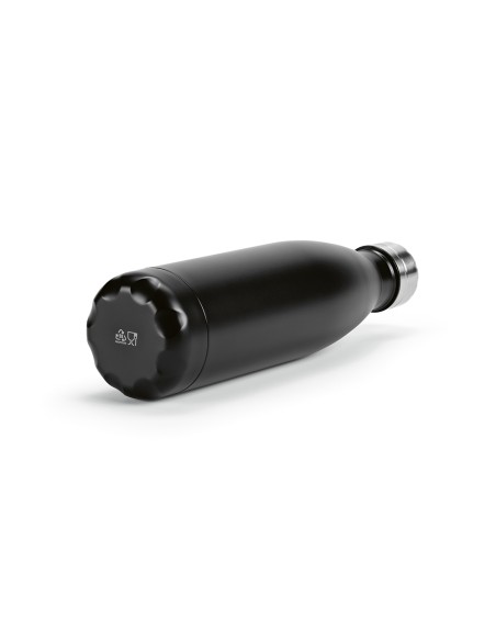 Botella de acero inoxidable reciclado Mississippi doble capa colores mate 530ml PERSONALIZABLE