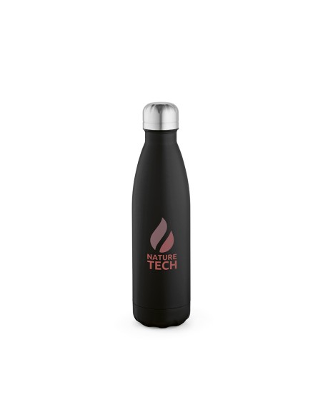 Botella de acero inoxidable reciclado Mississippi doble capa colores mate 530ml PERSONALIZABLE