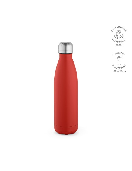 Botella de acero inoxidable reciclado Mississippi doble capa colores mate 530ml PERSONALIZABLE
