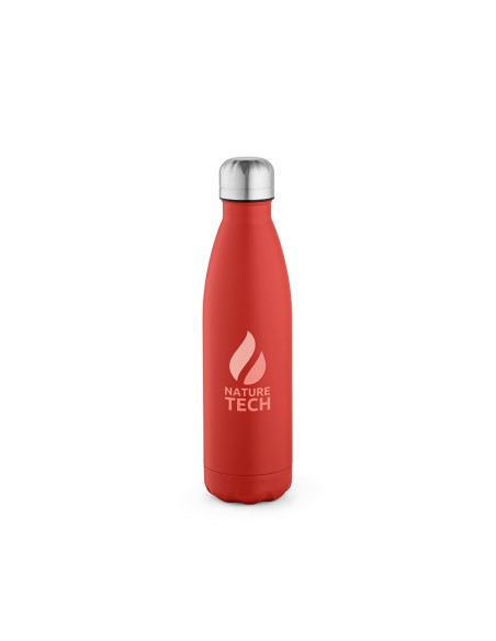 Botella de acero inoxidable reciclado Mississippi doble capa colores mate 530ml PERSONALIZABLE
