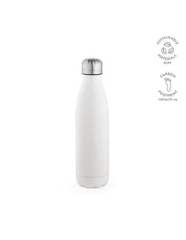 Botella de acero inoxidable reciclado Mississippi doble capa colores mate 530ml PERSONALIZABLE