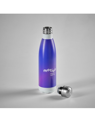 Botella de acero inoxidable reciclado Mississippi doble capa colores mate 530ml PERSONALIZABLE