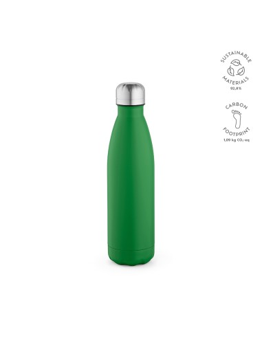 Botella de acero inoxidable reciclado Mississippi doble capa colores mate 530ml PERSONALIZABLE