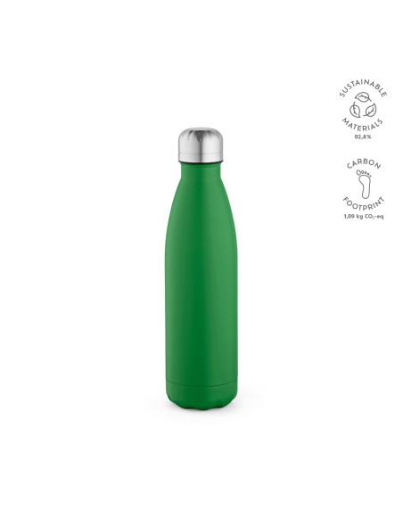 Botella de acero inoxidable reciclado Mississippi doble capa colores mate 530ml PERSONALIZABLE