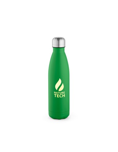 Botella de acero inoxidable reciclado Mississippi doble capa colores mate 530ml PERSONALIZABLE