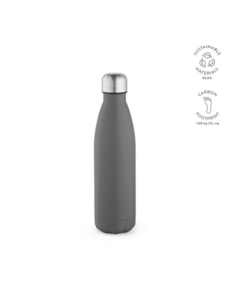 Botella de acero inoxidable reciclado Mississippi doble capa colores mate 530ml PERSONALIZABLE