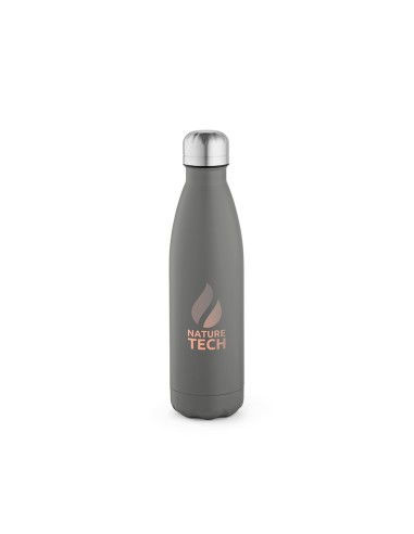 Botella de acero inoxidable reciclado Mississippi doble capa colores mate 530ml PERSONALIZABLE